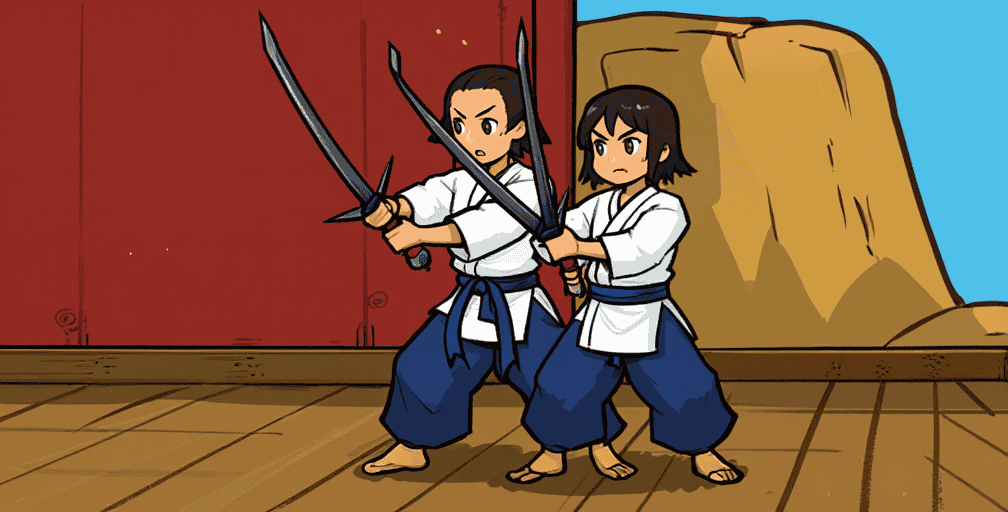 Structural analysis diagram of the eight Taira-line sai kata